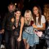 Kendall Jenner, Olivier Rousteing et Gigi Hadid se rendent à une soirée à l'hôtel La Réserve à Paris, pendant la fashion week.