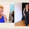 Valérie devant le look d'Ingrid dans Les Reines du shopping, le 30 septembre 2015, sur M6