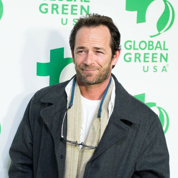 Luke Perry - People a la 10eme ceremonie annuelle pre Oscar "Global Green" a Hollywood. Le 20 fevrier 2013.