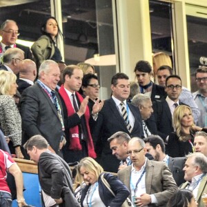 Le prince William au Millennium Stadium de Cardiff lors de la victoire du Pays de Galles contre les Fidji le 1er octobre 2015