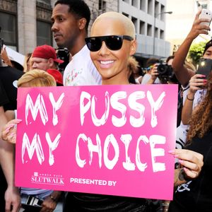 Amber Rose - Marche des salopes organisée par Amber Rose dans les rues de Los Angeles, le 3 octobre 2015