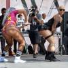 Amber Rose - Marche des salopes organisée par Amber Rose dans les rues de Los Angeles, le 3 octobre 2015