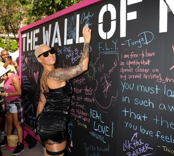 Amber Rose - Marche des salopes organisée par Amber Rose dans les rues de Los Angeles, le 3 octobre 2015