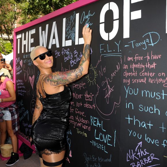 Amber Rose - Marche des salopes organisée par Amber Rose dans les rues de Los Angeles, le 3 octobre 2015