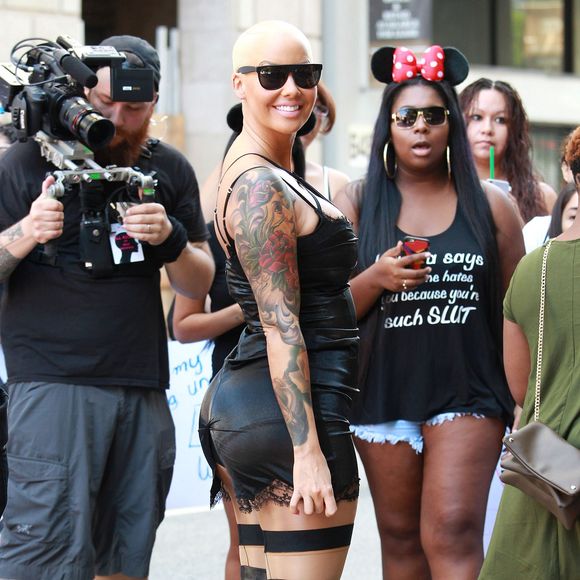 Amber Rose - Marche des salopes organisée par Amber Rose dans les rues de Los Angeles, le 3 octobre 2015