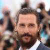 Matthew McConaughey arrivant au photocall du film "The Sea of Trees" (La Forêt des Songes) lors du 68e Festival International du Film de Cannes, le 16 mai 2015.