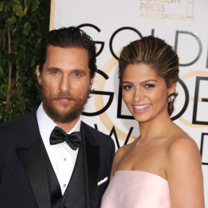 Matthew McConaughey et Camila Alves - 72e cérémonie annuelle des Golden Globe Awards à Beverly Hills le 11 janvier 2015