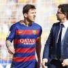 Lionel Messi se blesse à Barcelone, le 26 septembre 2015.