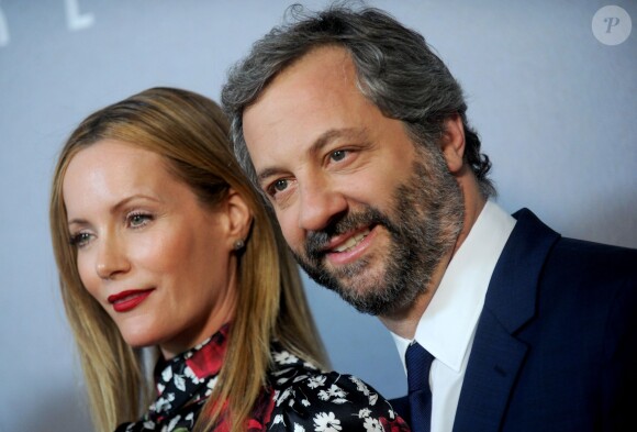 Leslie Mann et Judd Apatow à New York le 14 juillet 2015.