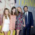 Judd Apatow et Leslie Mann avec leurs filles Maude et Iris, à New York City, le 14 juillet 2015.