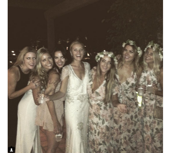 Taylor Cole et ses demoiselles d'honneur / photo postée sur la page Instagram d'Alex Murrel