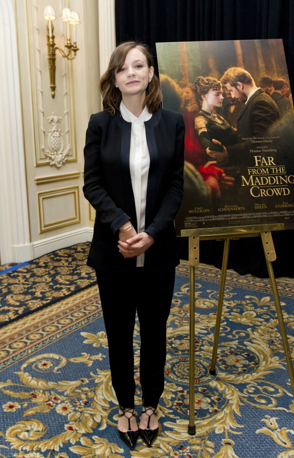 Carey Mulligan - Conférence de presse du film "Loin de la foule déchaînée" à New York, le 27 avril 2015