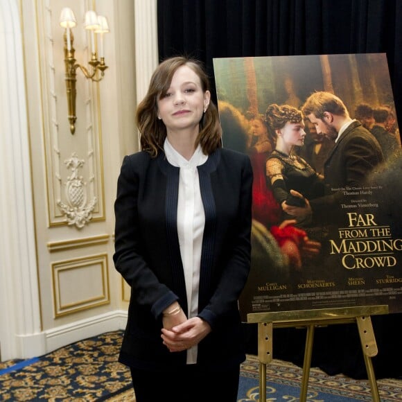 Carey Mulligan - Conférence de presse du film "Loin de la foule déchaînée" à New York, le 27 avril 2015