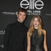 Tristan Tymen (Vainqueur Homme) et Mathilde (Gagnante Femme) - Finale du concours Elite Model Look au Palais de Tokyo à Paris le 8 octobre 2015.08/10/2015 - Paris