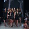 Mathilde (Gagnante Femme) et toutes les autres finalistes - Finale du concours Elite Model Look au Palais de Tokyo à Paris le 8 octobre 2015.08/10/2015 - Paris