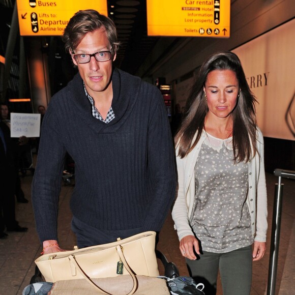 Pippa Middleton et Nico Jackson à Londres, le 8 décembre 2013