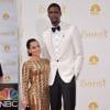 Chris Bosh et son épouse Adrienne lors de la soirée HBO Emmy After Party au Plaza du Pacific Design Center de West Hollywood, le 25 août 2014