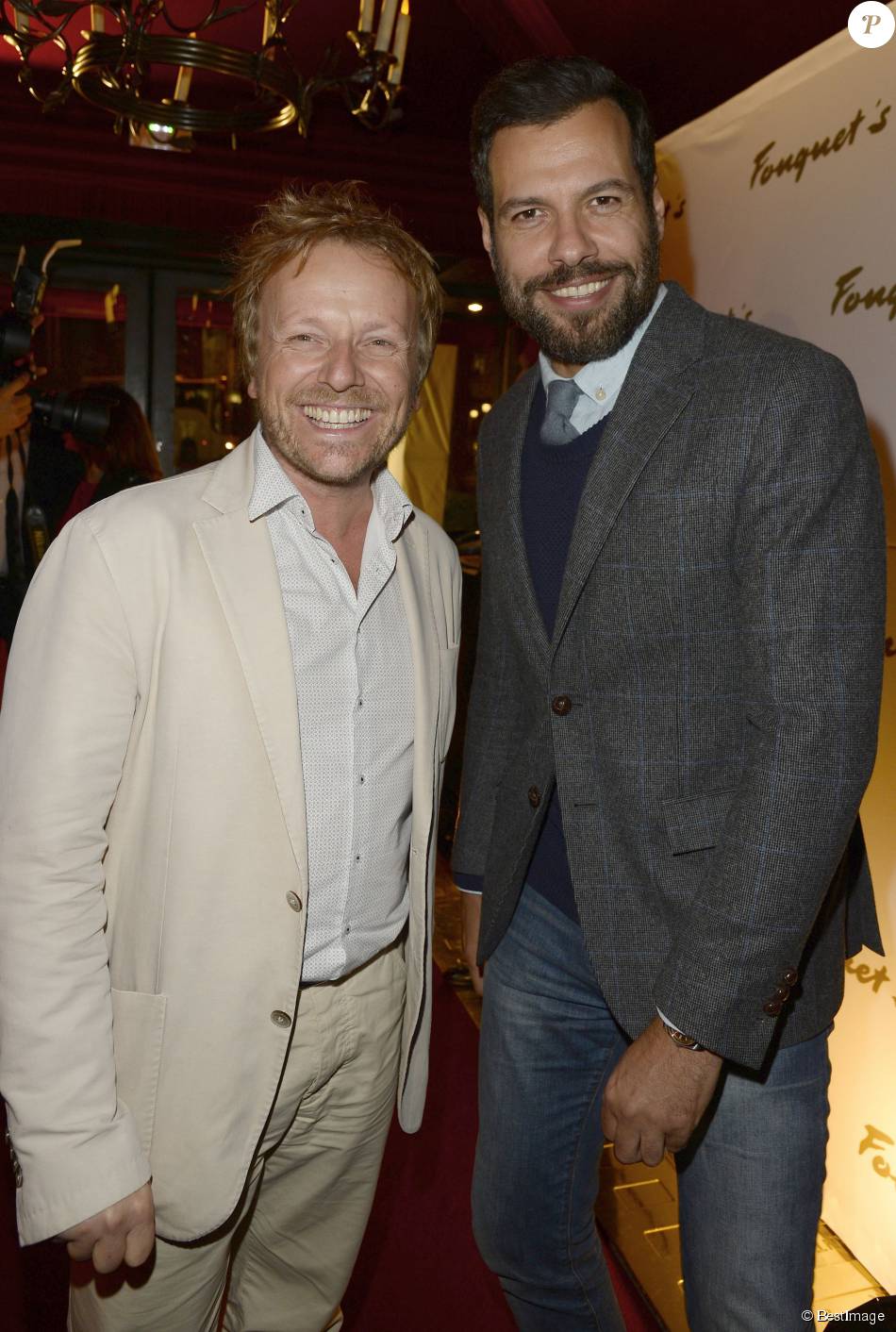 Qui Est Le Père De Laurent Lafitte Laurent Stocker et Laurent Lafitte - Soirée Stars et Saveurs à l