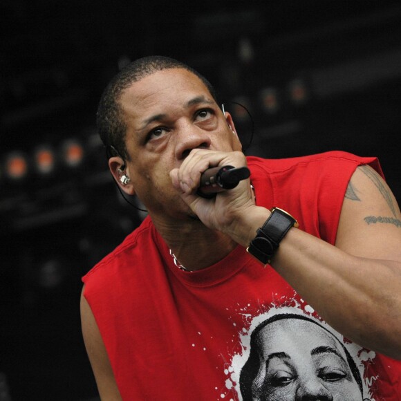 Joey Starr à Cergy Pontoise, le 29 juin 2007.