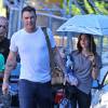 Megan Fox demande le divorce de Brian Austin Green après 11 ans de vie commune.
Exclusif - Megan Fox et son mari Brian Austin Green et leur fils se promènent à Los Angeles le 26 septembre 2014.