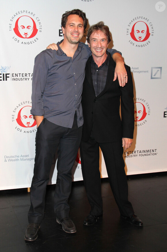 Thomas Sadoski et Martin Short au gala Simply Shakespeare à Santa Monica le 25 septembre 2013.