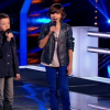 Equipe Jenifer - Battle entre Lisandru (11 ans), Emeline (14 ans) et Johan (11 ans). The Voice kids, émission du 16 octobre 2015 sur TF1.