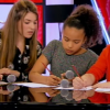 Equipe Louis Bertignac - Battle entre Selena (12 ans), Léo (13 ans) et Amandine (11 ans) - The Voice kids, émission du 16 octobre 2015 sur TF1.