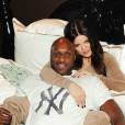 Khloé Kardashian et Lamar Odom lors de la soirée d'Halloweeen organisée par les Kardashian à Los Angeles, le 31 octobre 2009