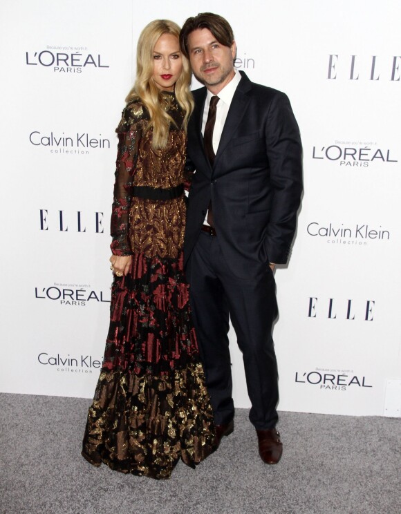 Rachel Zoe et son mari Rodger Berman à la 22e soirée des "ELLE Women in Hollywood" à Beverly Hills, le 19 octobre 2015.