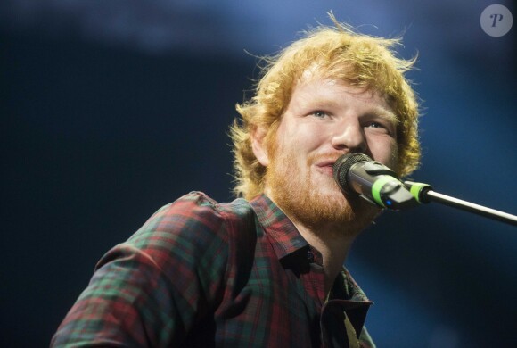Ed Sheeran donne un concert à Calgary, le 17 juin 2015.