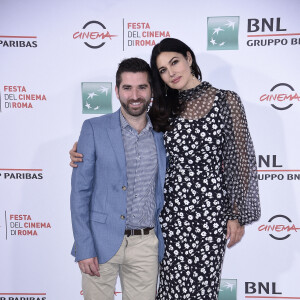 Guy Édoin et Monica Bellucci - Monica Bellucci au photocall du film Ville-Marie au Festival du film de Rome le 20 octobre 2015.