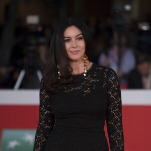 Monica Bellucci à la première du film Ville-Marie au Festival du film de Rome le 20 octobre 2015.