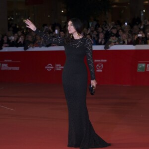 Monica Bellucci à la première du film Ville-Marie au Festival du film de Rome le 20 octobre 2015.