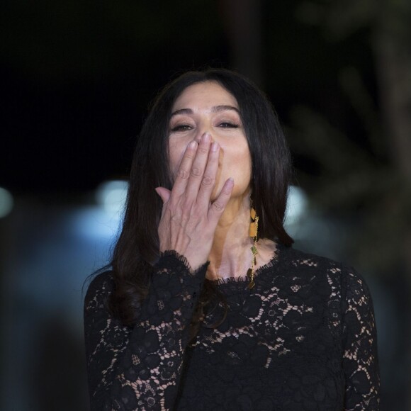 Monica Bellucci à la première du film Ville-Marie au Festival du film de Rome le 20 octobre 2015.