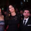 Felize Frappier, Monica Bellucci, Guy Edoin - Première du film "Ville-Marie" lors du festival du film de Rome le 20 octobre 2015.