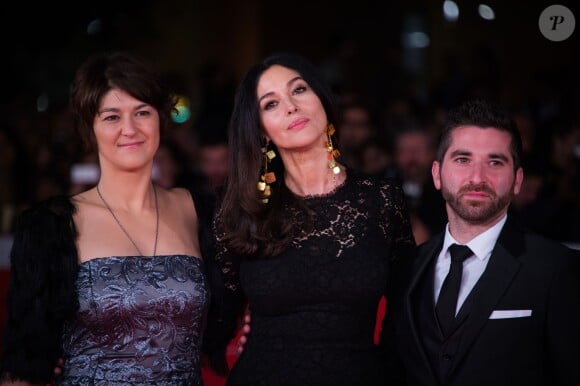 Felize Frappier, Monica Bellucci, Guy Edoin - Première du film "Ville-Marie" lors du festival du film de Rome le 20 octobre 2015.