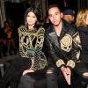 Kylie Jenner et Lewis Hamilton lors de la soirée Balmain x H&M à new York le 20 octobre 2015