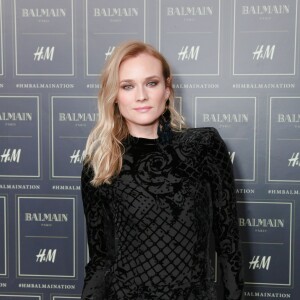 Diane Kruger lors de la soirée Balmain x H&M à New York le 20 octobre 2015