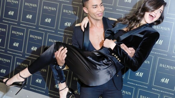 People présents à la soirée Balmain x H&M à New York le 20 octobre 2015.