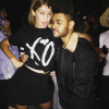 Bella Hadid et son amoureux The Weeknd - photo postée sur Instagram.