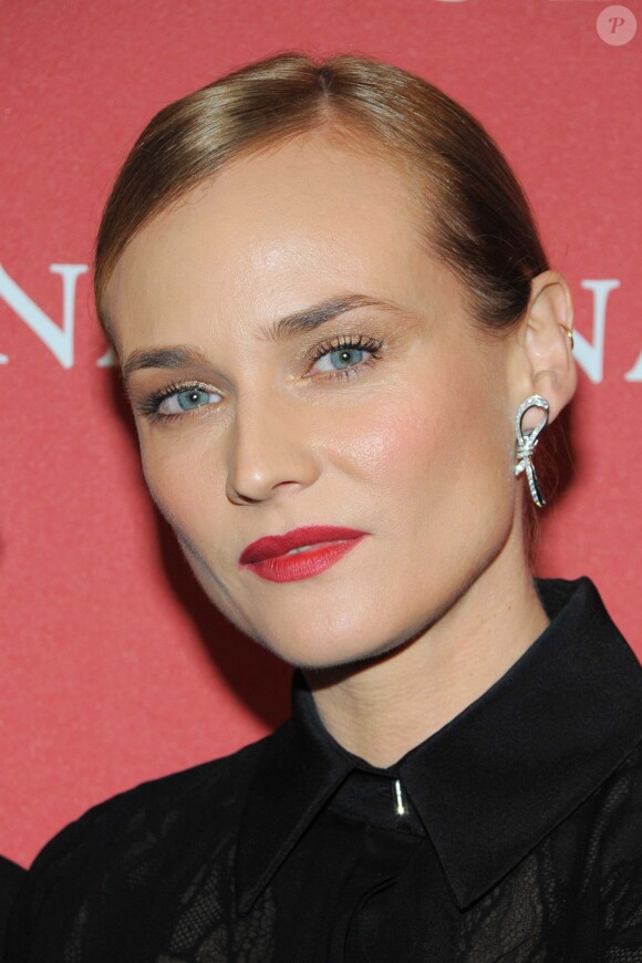 Diane Kruger lors de la soirée Fashion Group International Night Of Stars Gala au Cipriani Wall Street à New York le 22 octobre 2015.