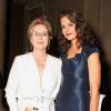 Meryl Streep, Katie Holmes pendant la soirée Fashion Group International Night Of Stars Gala au Cipriani Wall Street à New York le 22 octobre 2015.