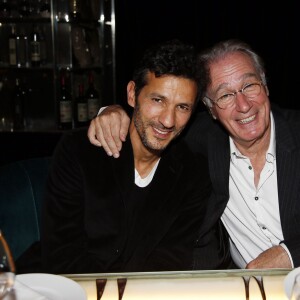 Exclusif - Kamel Belghazi et Bernard Le Coq - Richard Orlinski organise un dîner et une vente aux enchères pour le Sidaction "Ensemble contre le Sida" au restaurant La Gioia à Paris, le 21 octobre 2015. ©Marc Ausset-Lacroix/Bestimage.