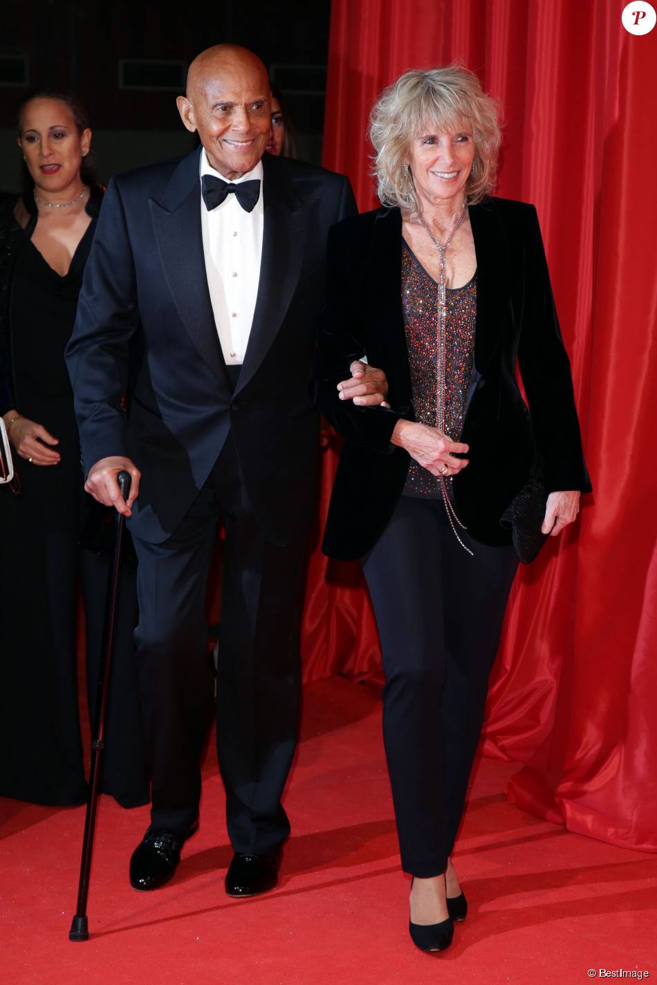 Harry Belafonte et sa femme au gala caritatif A Heart for Children à ...
