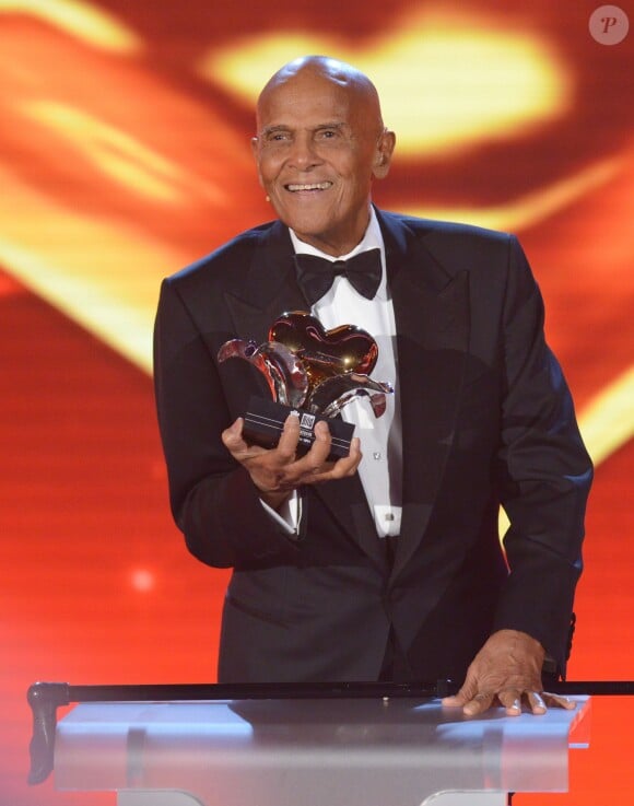 Harry Belafonte au gala "Ein Herz für Kinder" à Berlin le 6 décembre 2014