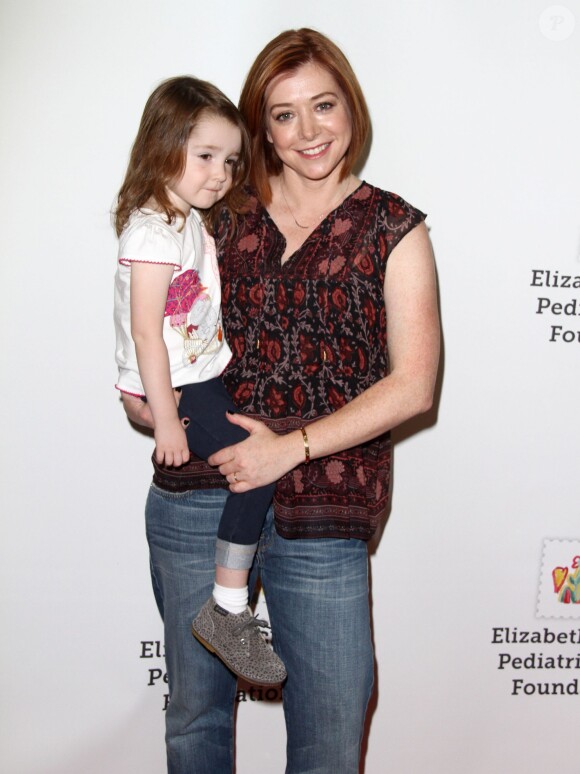 Alyson Hannigan et sa fille Keeva - 26e soirée caritative "The Elizabeth Glaser Pediatric AIDS" à Los Angeles, le 25 octobre 2015