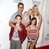 Mark-Paul Gosselaar avec sa femme Catriona McGinn et leurs enfants Michael Charles, Ava Lorenn, Dekker Edward et Lachlyn Hope Gosselaar - 26e soirée caritative "The Elizabeth Glaser Pediatric AIDS" à Los Angeles, le 25 octobre 2015