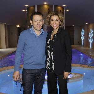 Exclusif - Dany Boon et Corinne Touzet lors de l'inauguration du Spa de l'Hôtel Château d'Augerville dans le Loiret, le 17 octobre 2015.