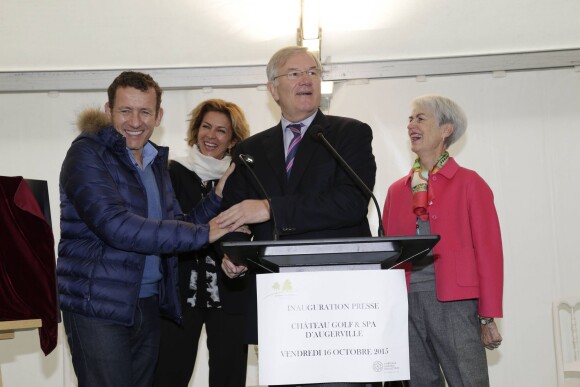 Exclusif - Dany Boon, Corinne Touzet et guests lors de l'inauguration du Spa de l'Hôtel Château d'Augerville dans le Loiret, le 17 octobre 2015.