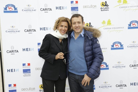 Exclusif - Corinne Touzet et Dany Boon lors de l'inauguration du Spa de l'Hôtel Château d'Augerville dans le Loiret, le 17 octobre 2015.